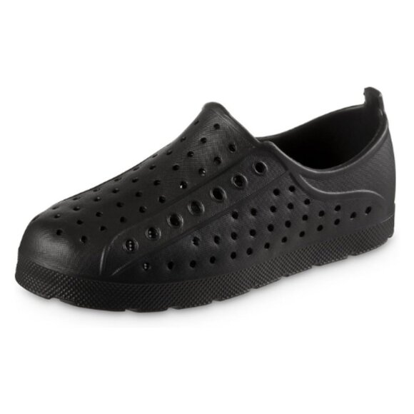 Totes Unisex Kids Waterproof Splash Eyelet Sneaker Sandal. Black 11-12 Toddler - Picture 1 of 4